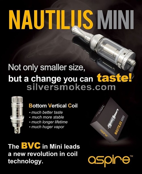 Aspire Nautilus Mini BVC Clearomizer Tank