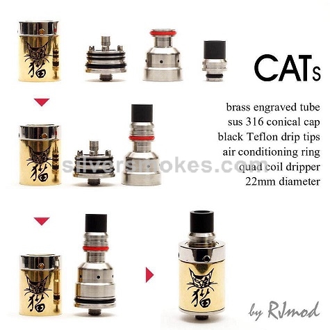 CATs Dripper RJ Mods RDA Atty